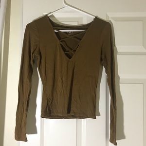 Pacsun Lace-up shirt